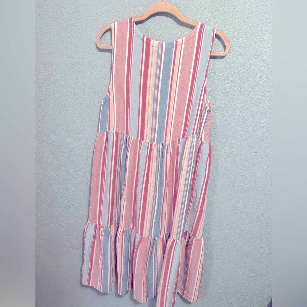 New directions curvy striped midi dress size 1x - Picture 5 of 8